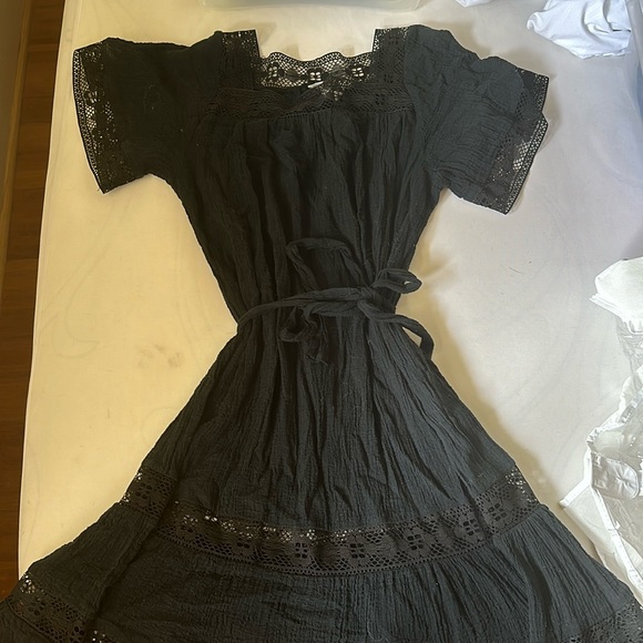 Vintage Boho Peasant Dress - Picture 1 of 7